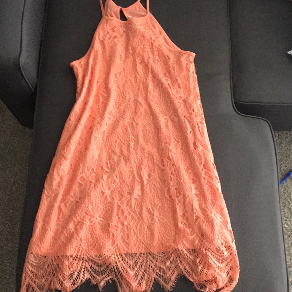 Light orange dress